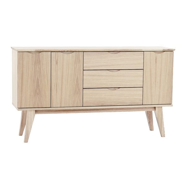 Svetla komoda v hrastovem dekorju Rowico Alicorn-image-1