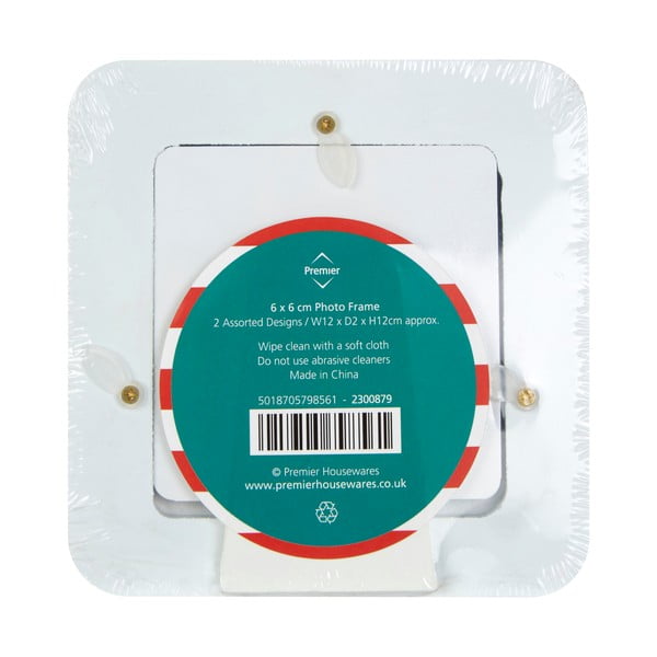 Rdeči/turkizni leseni okvirji v kompletu 2 ks 12x12 cm Pirate – Premier Housewares-image-2