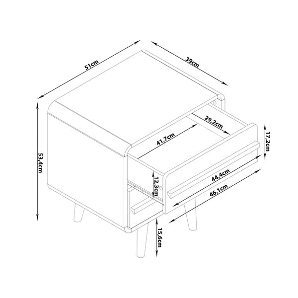 Siva nočna omarica Chantal – Støraa-image-4
