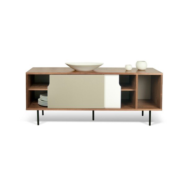 Komoda s sivimi vrati TemaHome Dann-image-2