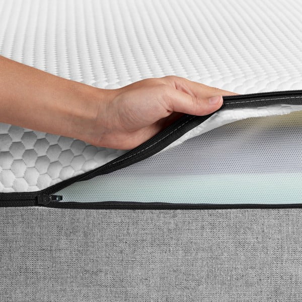 Srednje trda vzmetnica iz pene Kave Home Eva, 180 x 200 cm-image-4