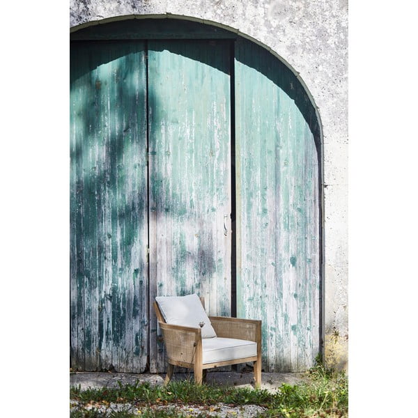 Kremno beli fotelj Laksoa - Côté Table-image-1
