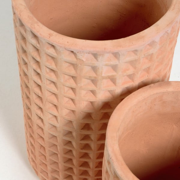 Komplet 2 cvetličnih lončkov iz terakote Kave Home Celi-image-4