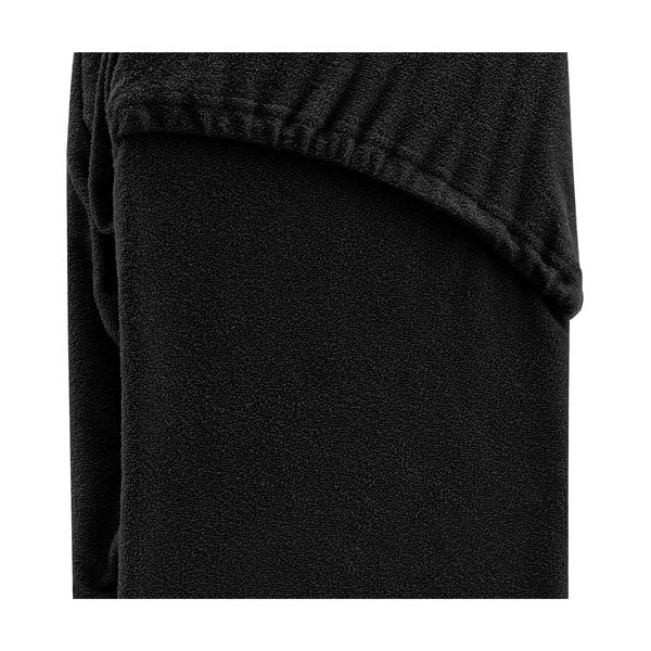 Črna napenjalna rjuha iz frotirja 240x220 cm Ruby – AmeliaHome-image-3