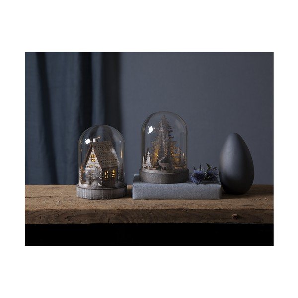 Rjava božična svetlobna dekoracija ø 12,5 cm Kupol – Star Trading-image-2