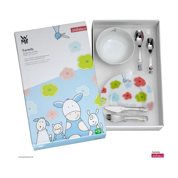 WMF Cromargan® Farmily 6-delni otroški jedilni set-image-1