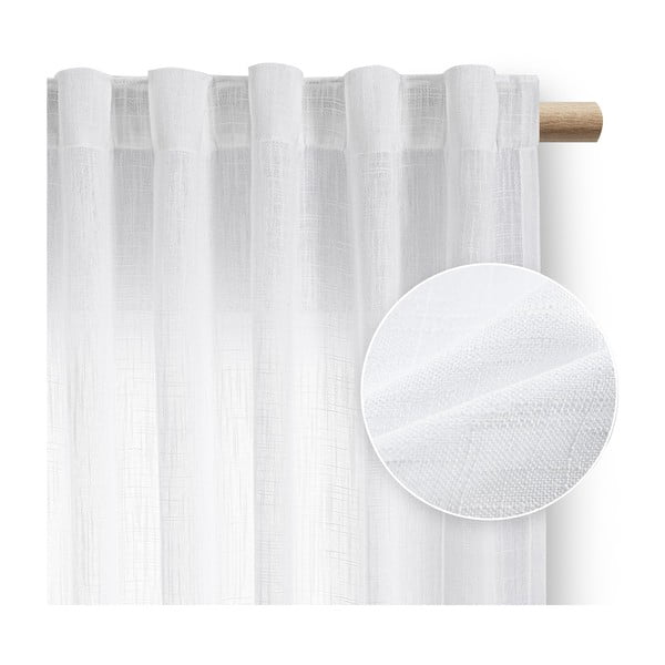 Bela zavesa 140x270 cm Valeta – Restilo