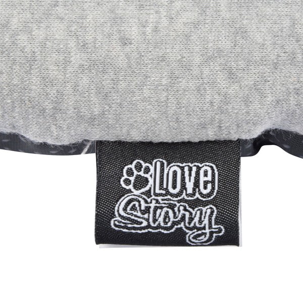 Siva postelja za pse 40x55 cm – Love Story-image-3