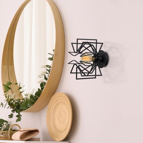 Črna stenska svetilka Nemrut – Opviq lights-image-2