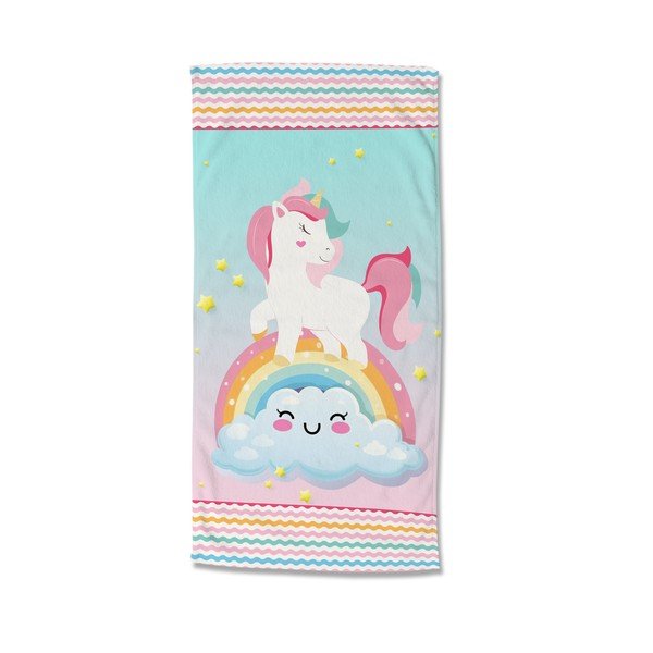 Otroška žametna brisača za na plažo 75x150 cm Sweety – Good Morning