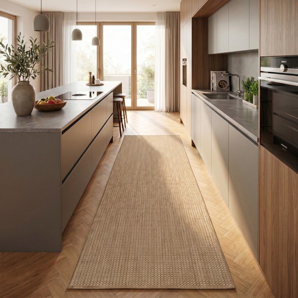 Bež zunanji in notranji tekač 80x250 cm Mira 1450 – Ayyildiz Carpets-image-1