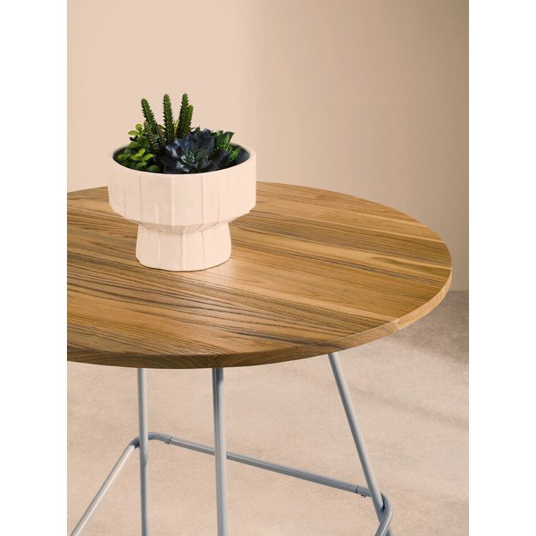 Okrogla jedilna miza iz masivnega bresta ø 80 cm District – Premier Housewares-image-2