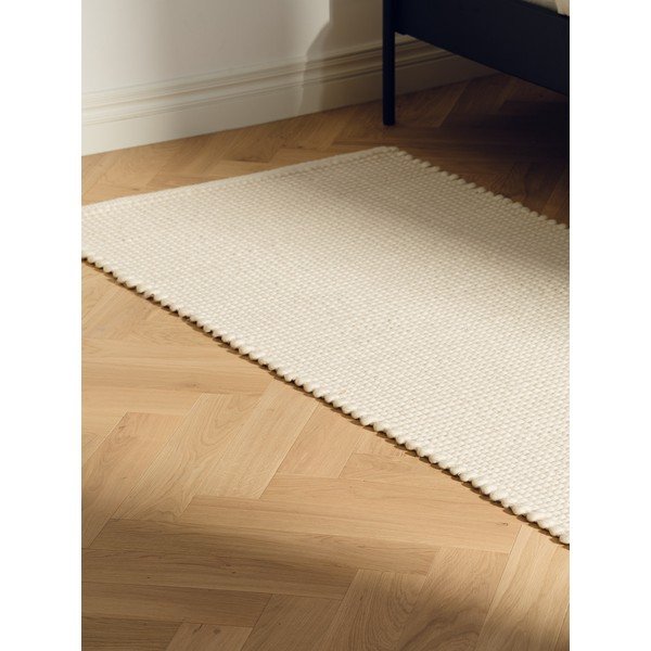 Bež ročno tkana volnena preproga 170x240 cm Talo – noo.ma-image-2