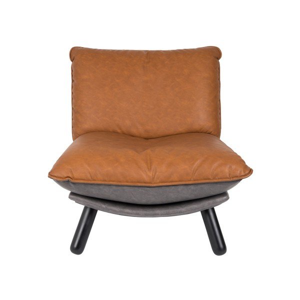 Rjav fotelj Zuiver Lazy-image-4