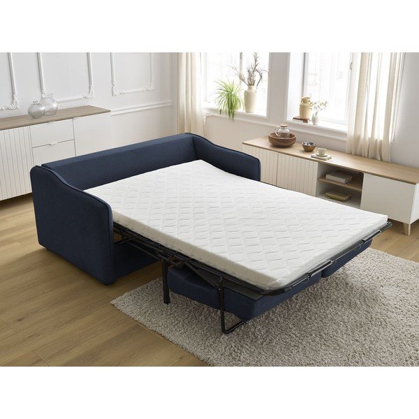 Raztegljiva temno modra sedežna garnitura za spanje 178 cm Lenny – Bobochic Paris-image-1