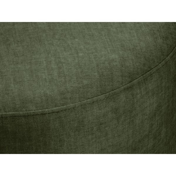 Zelen žametni puf Mazzini Sofas Debbie, ø 68 cm-image-1