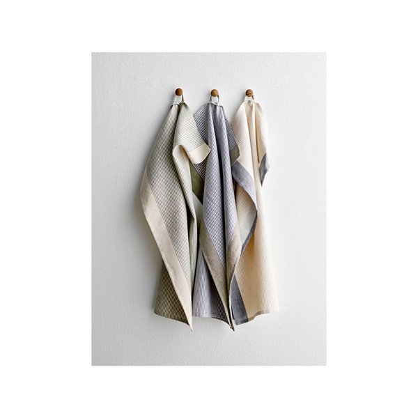 Bombažna/lanena kuhinjska krpa 50x70 cm Statement Stripe – Södahl-image-2
