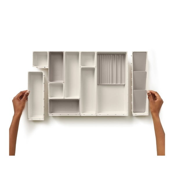 Bež kopalniški organizatorji v kompletu 12 ks Viva – Joseph Joseph-image-3