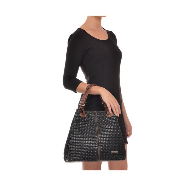 Usnjena torbica Isabella Rhea Seina 858 Nero-image-4