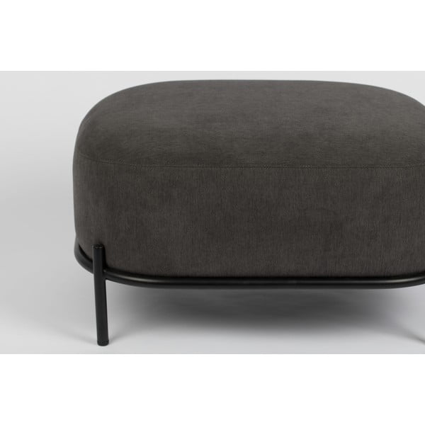 Temno siv tabure White Label Polly-image-4