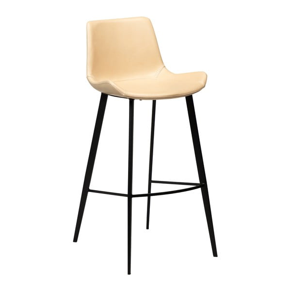 Svetlo rjav barski stol iz eko usnja DAN-FORM Denmark Hype, višina 102 cm