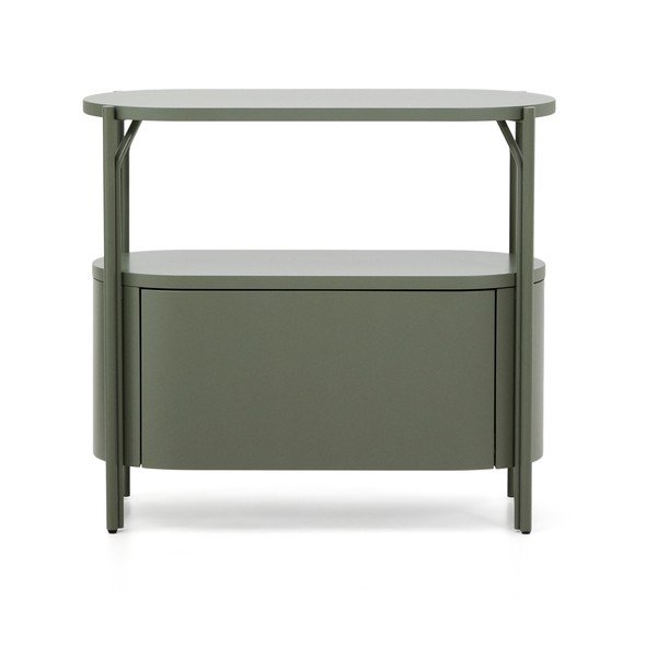 Zelena omarica za pod umivalnik 90x81 cm Arely – Kave Home