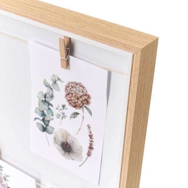 Stenski okvir v naravni barvi 43x43 cm – Casa Selección-image-2