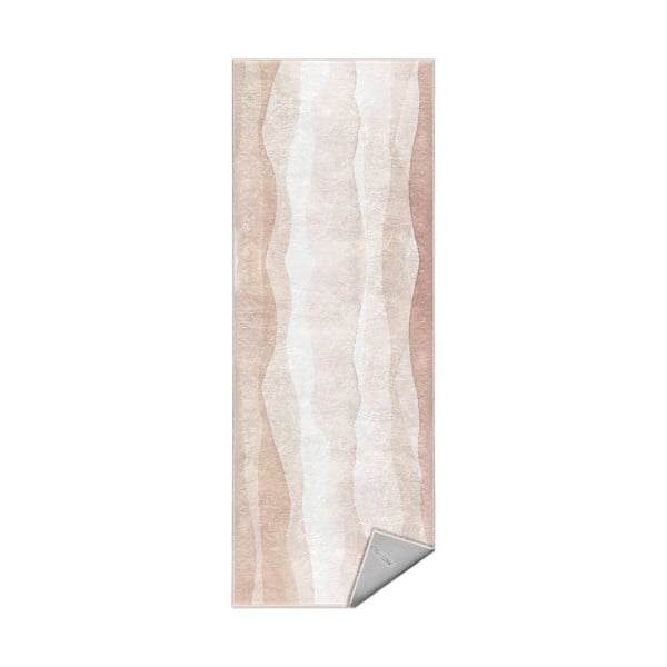 Kremno bel pralen tekač 80x200 cm Komodo Beach – Mila Home