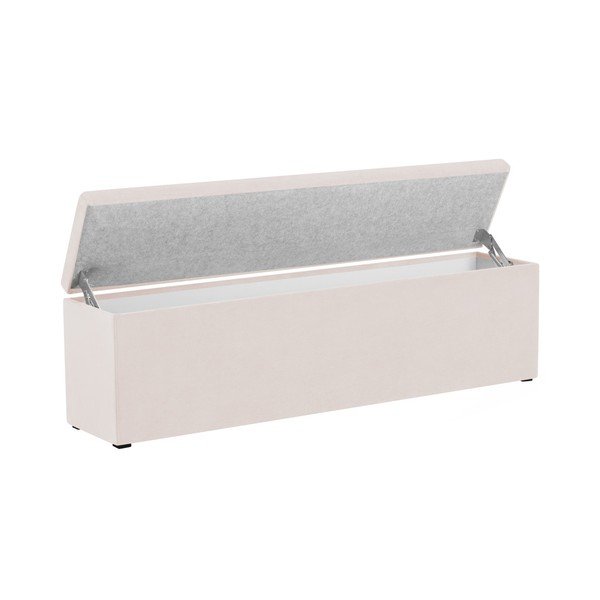 Kremasta otomanka Mazzini Sofas Ancona, 200 x 46 cm-image-2