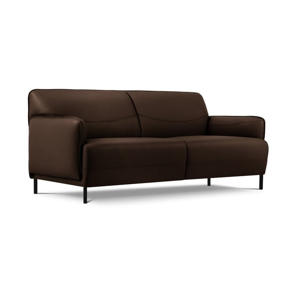 Rjav usnjeni komplet Windsor & Co Sofas Neso, 175 x 90 cm-image-2