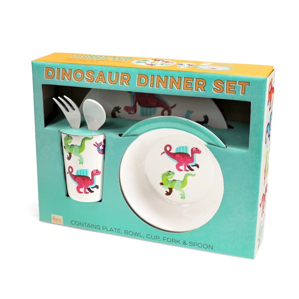 Otroški set posode 5 ks Baby Dinos – Rex London-image-2