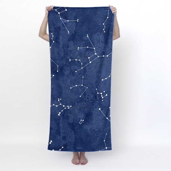 Temno modra brisača 70x150 cm Cosmos – Blanc