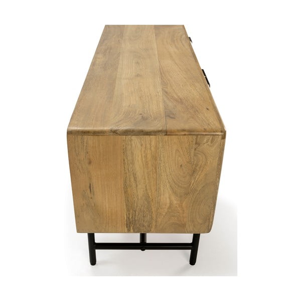 TV omarica iz masivnega manga v naravni barvi 145x50x40 cm Mundra – MOME-image-1