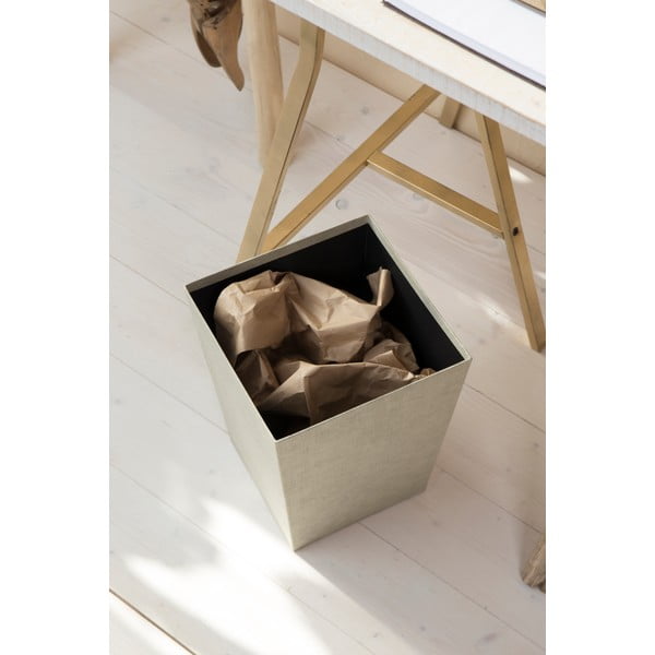 Bež koš za smeti Sofia Canvas Paper Laminate – Bigso-image-4