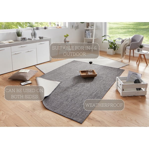 Siva zunanja preproga NORTHRUGS Miami, 160 x 230 cm-image-4