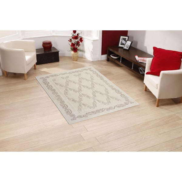 Krem bombažna preproga Floorist Gina, 80 x 300 cm-image-1