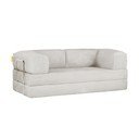 Bež raztegljiva sedežna garnitura iz tkanine bouclé 180 cm Bloom – TemaHome