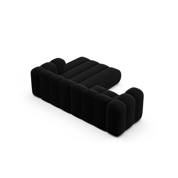 Antracitno siva kotna sedežna garnitura (desni kot) Lupine – Micadoni Home-image-3