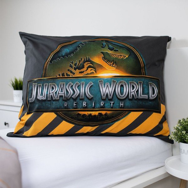 Enojna bombažna otroška posteljnina 140x200 cm Jurassic World "T-Rex" – Jerry Fabrics-image-2