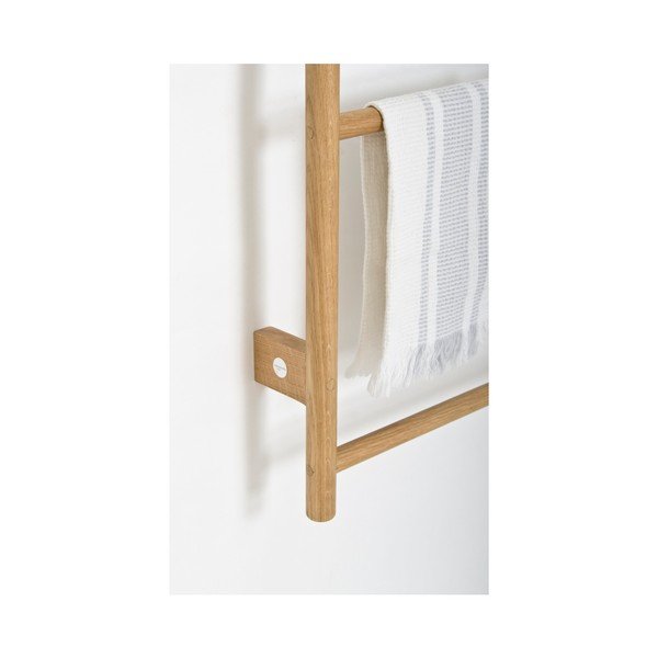Stensko stojalo za brisače iz hrastovega lesa Wireworks Towel Rail Wallbar-image-3