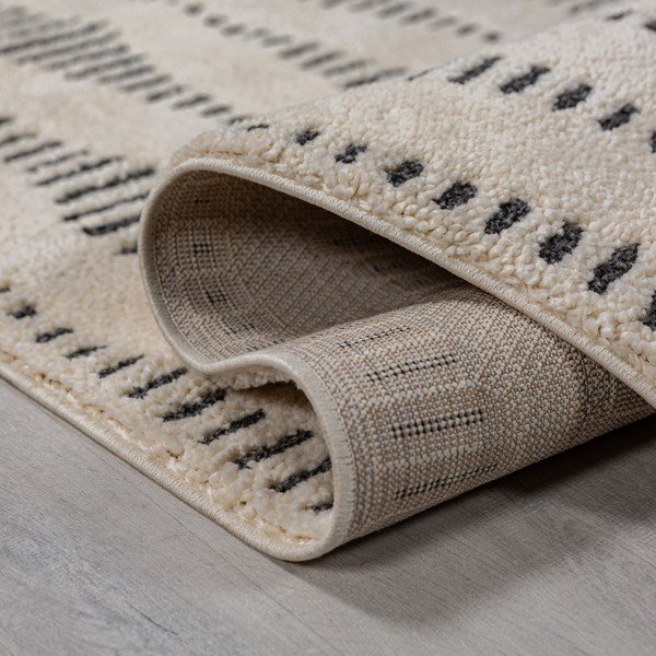 Kremno bela preproga 200x290 cm Knot – Flair Rugs-image-4