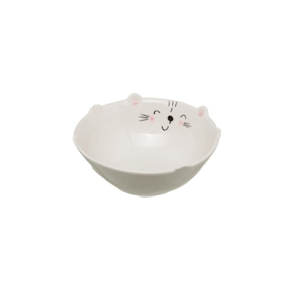 Bela porcelanasta skleda Unimasa Kitty, ⌀ 11,9 cm