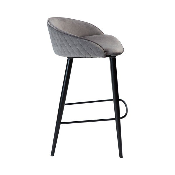Siv žameten barski stol 80 cm Dual – DAN-FORM Denmark-image-2