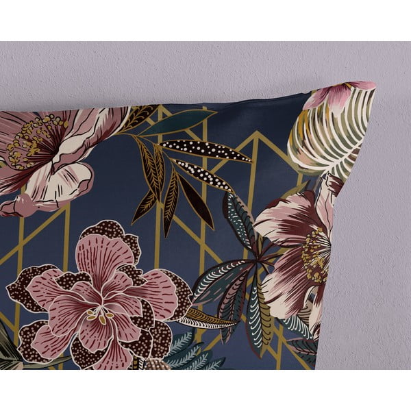 Temno modra podaljšana posteljnina za zakonsko posteljo iz mikrovlaken 200x220 cm Jos – Good Morning-image-3