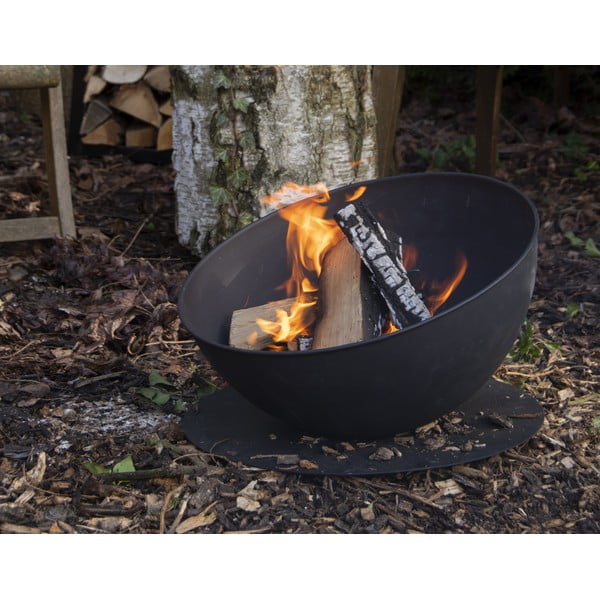 Črno ognjišče Moon - Esschert Design-image-1