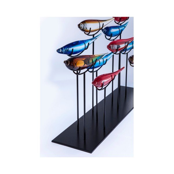 Dekoracija z motivom pisanih rib Kare Design, 20 x 80 cm-image-1