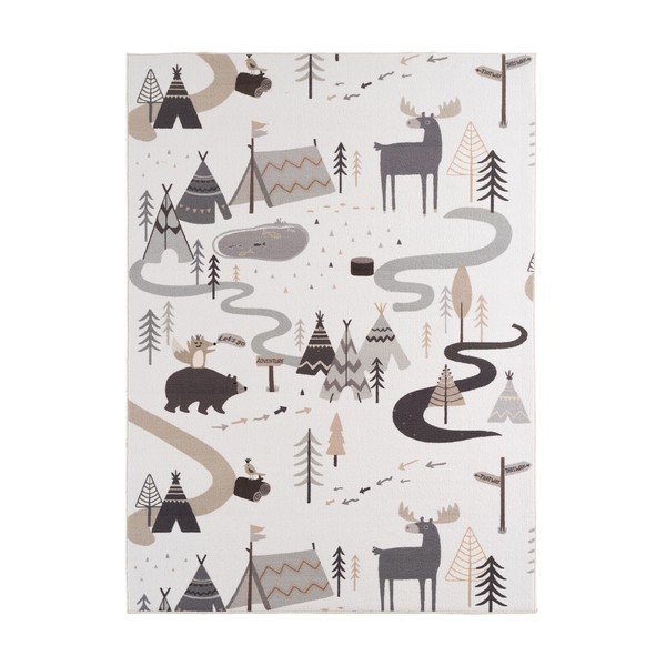 Kremno bela pralna otroška preproga 120x170 cm Coco 1135 – Ayyildiz Carpets