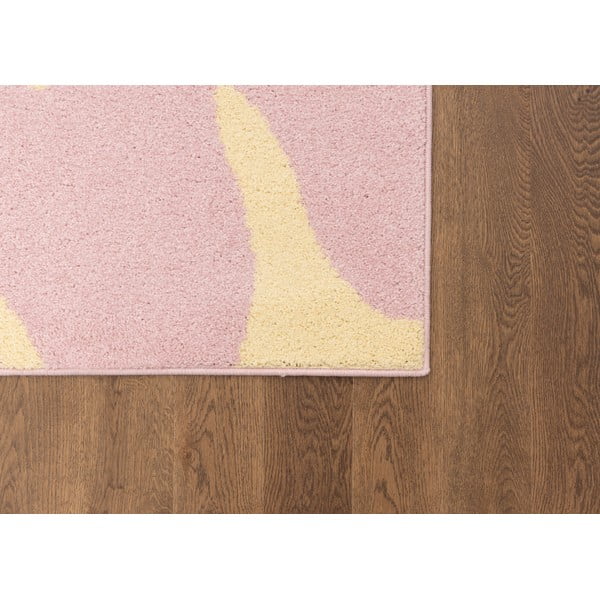 Rumena/rožnata otroška preproga 120x170 cm Hugsy Vanilla – FD-image-3