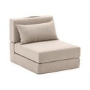 Sivo-bež raztegljiv fotelj Arty – Kave Home