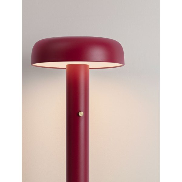 Bordo rdeča kovinska LED zatemnitvena stoječa svetilka (višina 142 cm) Noelia – Nova Luce-image-1